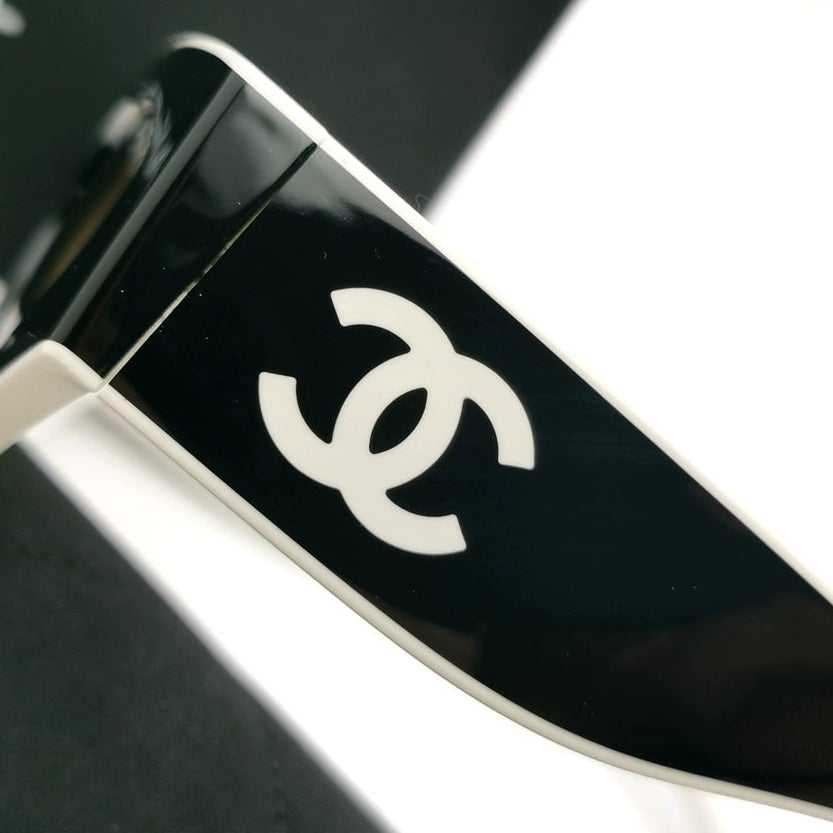 Vintage Sporty Wide Temples Sunglasses