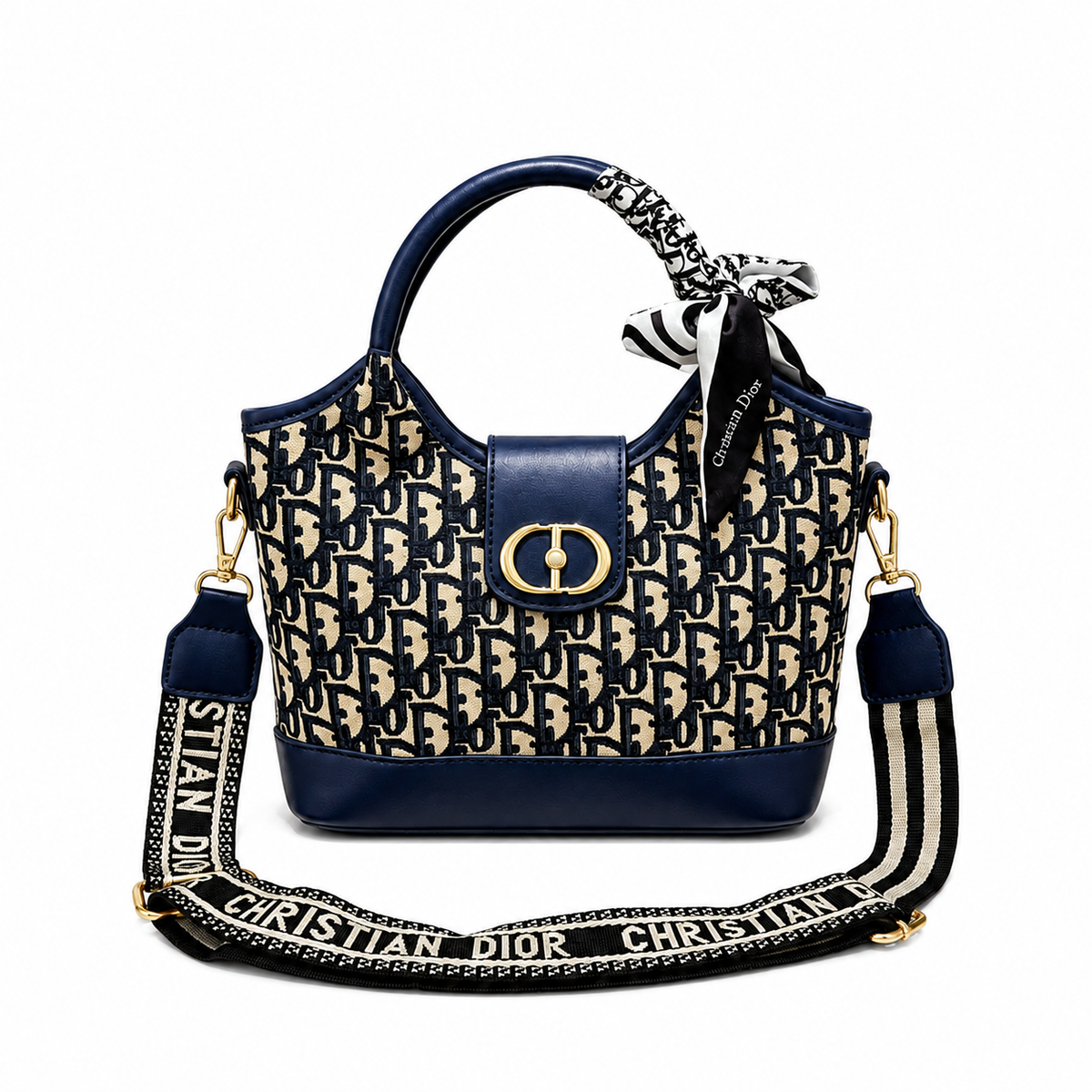 Gray Monogram Travel Handbag