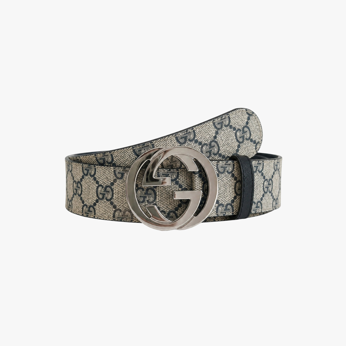 Blue Leather Belt