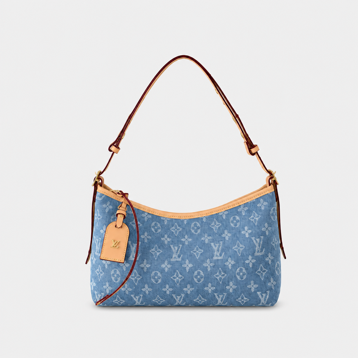 Premium Denim Canvas Shoulder Bag