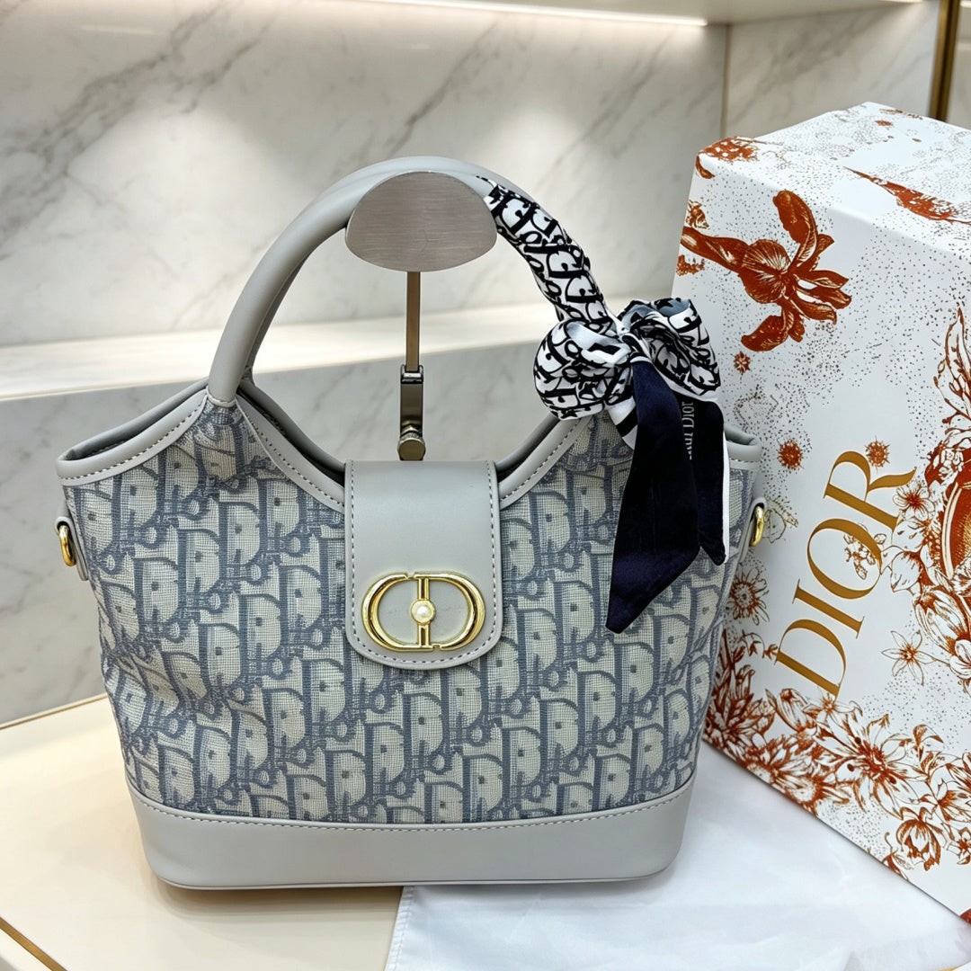 Gray Monogram Travel Handbag