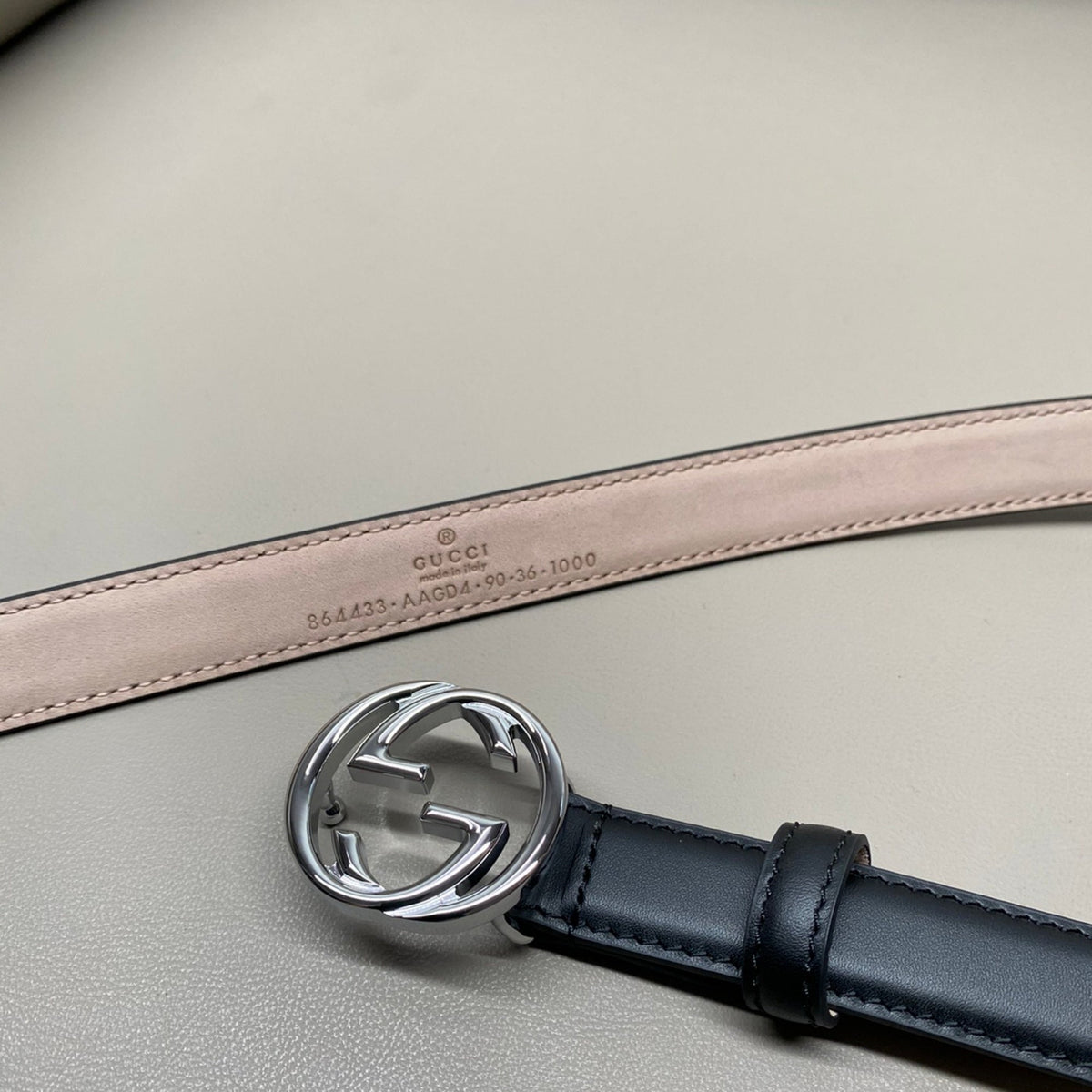 Refined Black Dress Belt