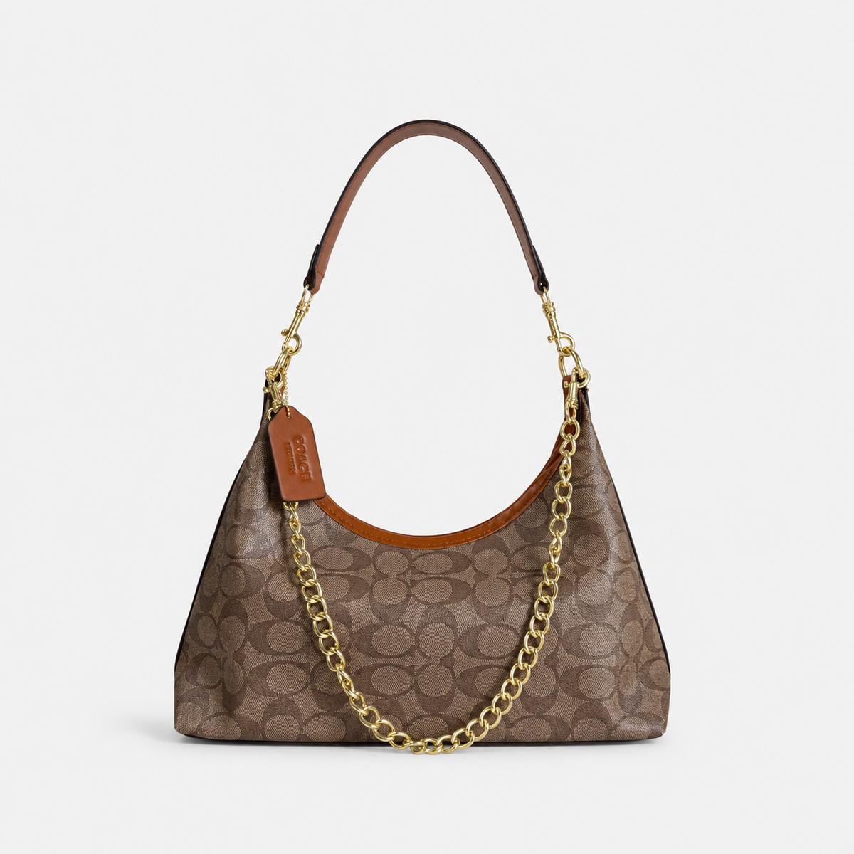 Leather  Brown Shoulder Bag