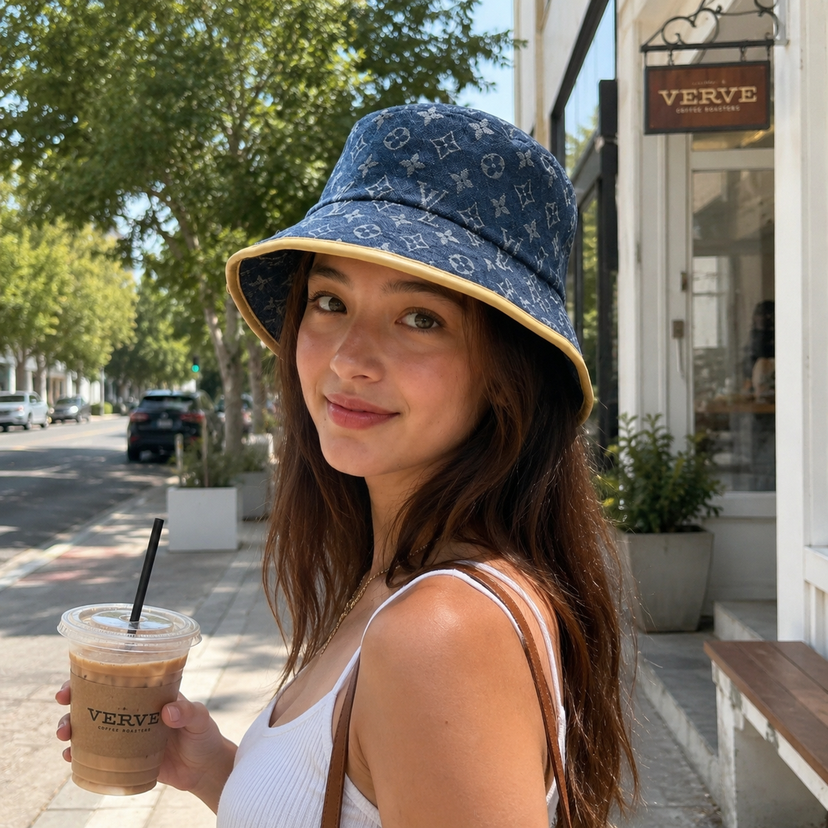 Denim Casual Bucket Hat