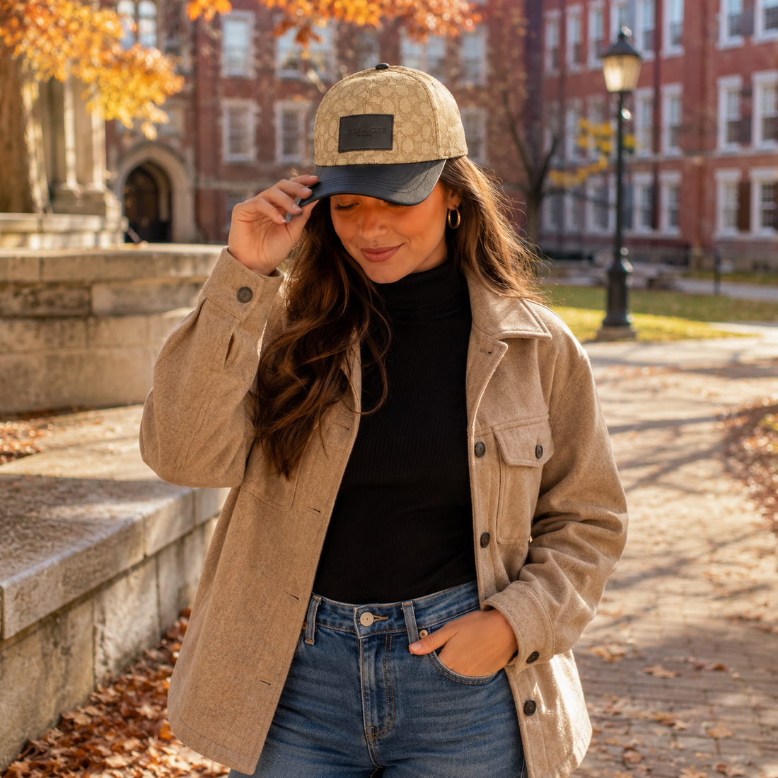 Black Brim Travel Hat