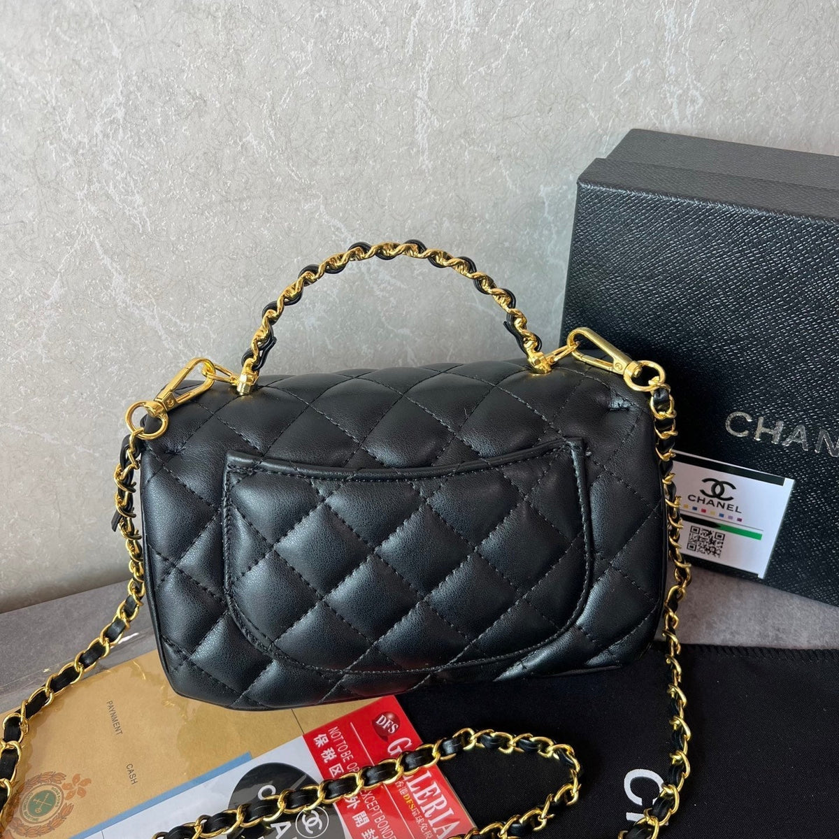 Luxury Black Flap Bag
