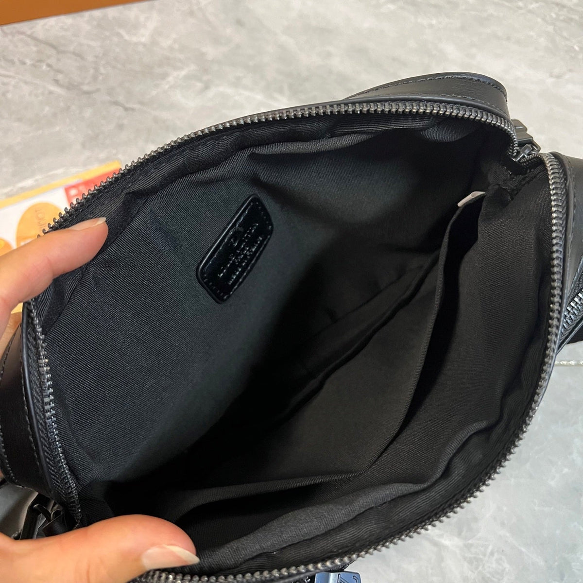 Leather Crossbody Messenger Bag