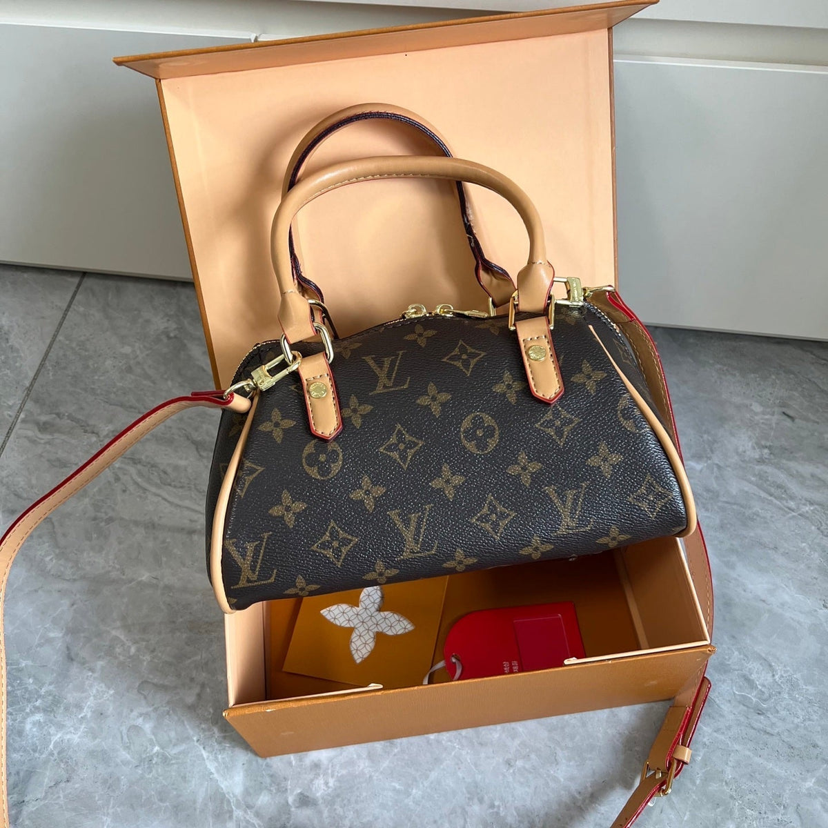 Leather Boston Bag