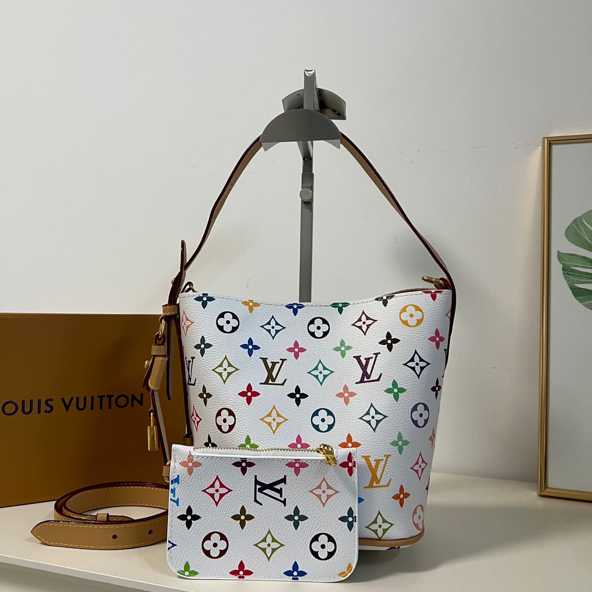 Leather Detachable Mini Pouchh Bag