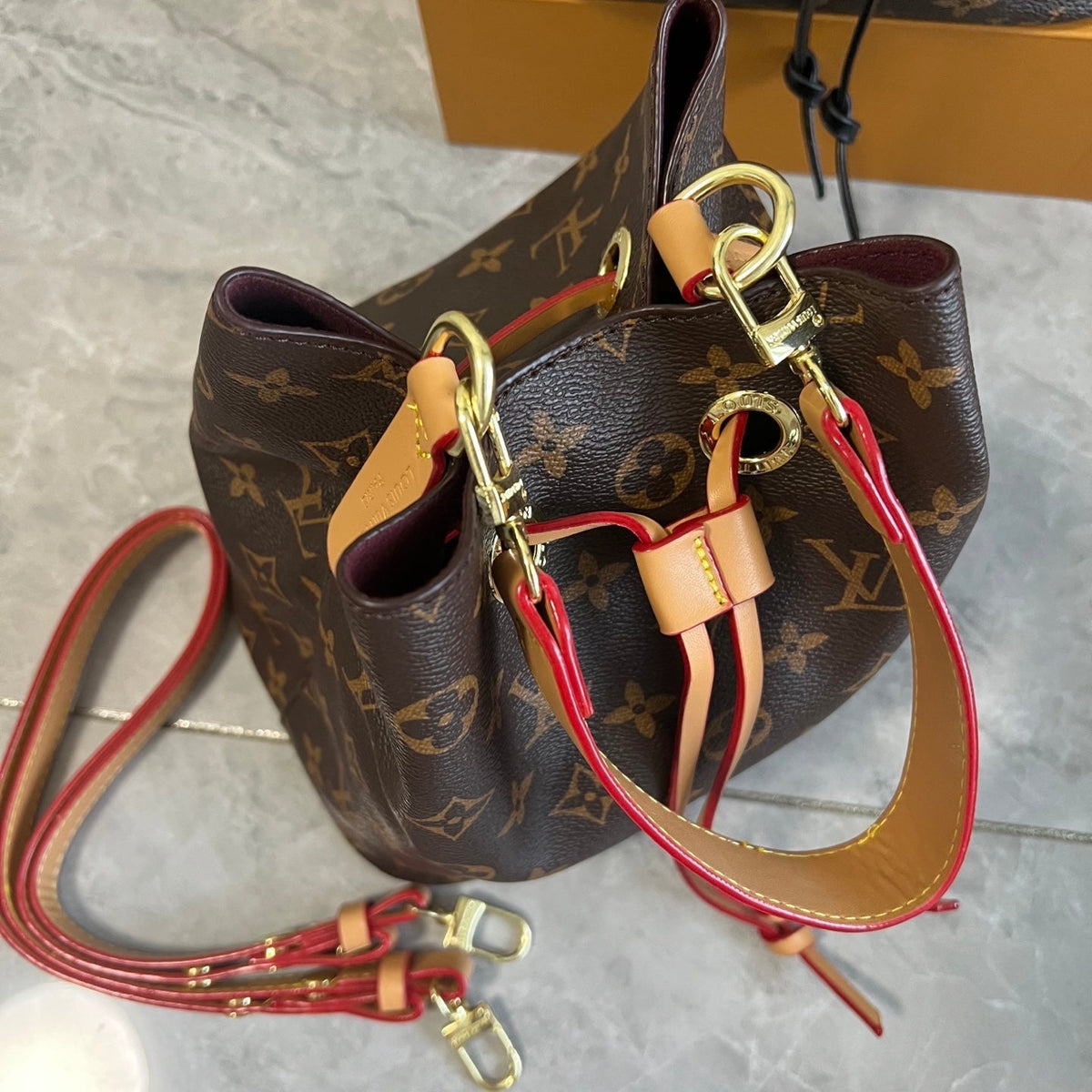 Leather Bucket Bag
