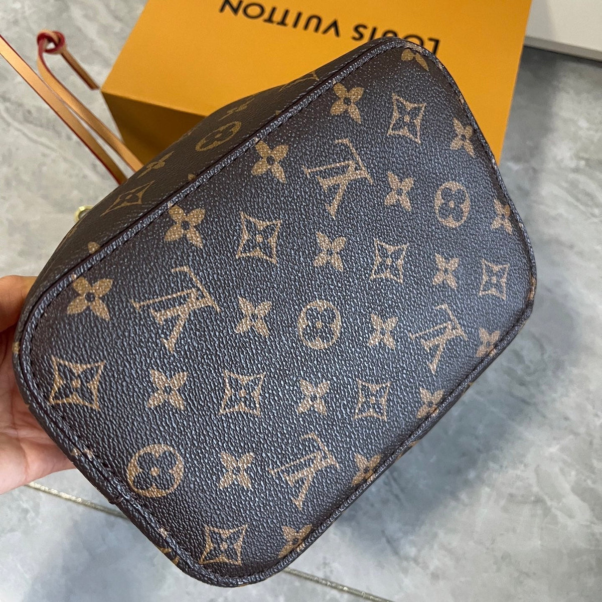 Leather Bucket Bag