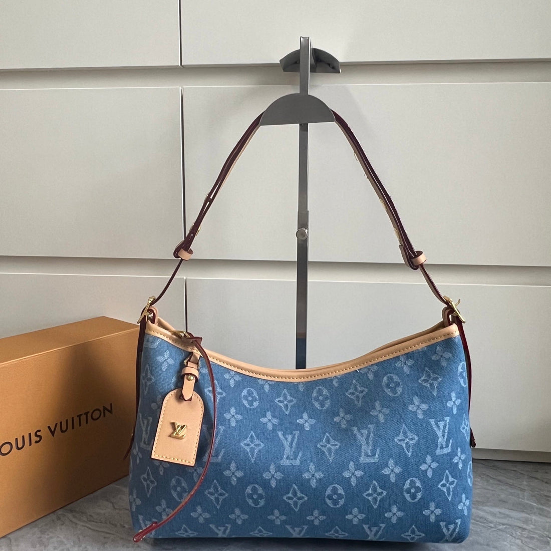 Premium Denim Canvas Shoulder Bag