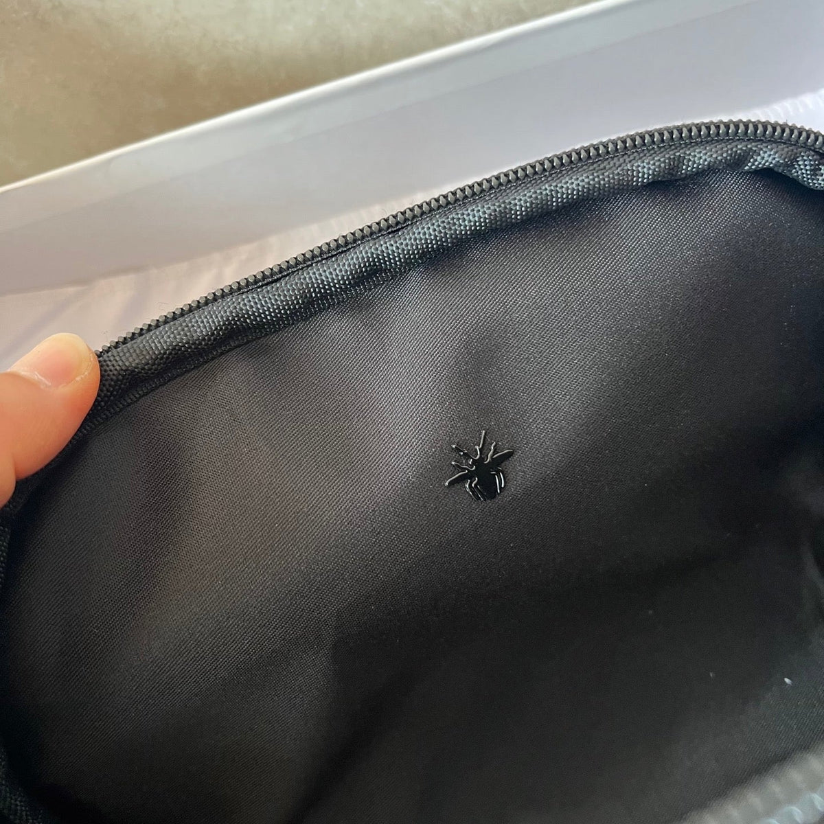 Navy Blue Leather  Mini Bag