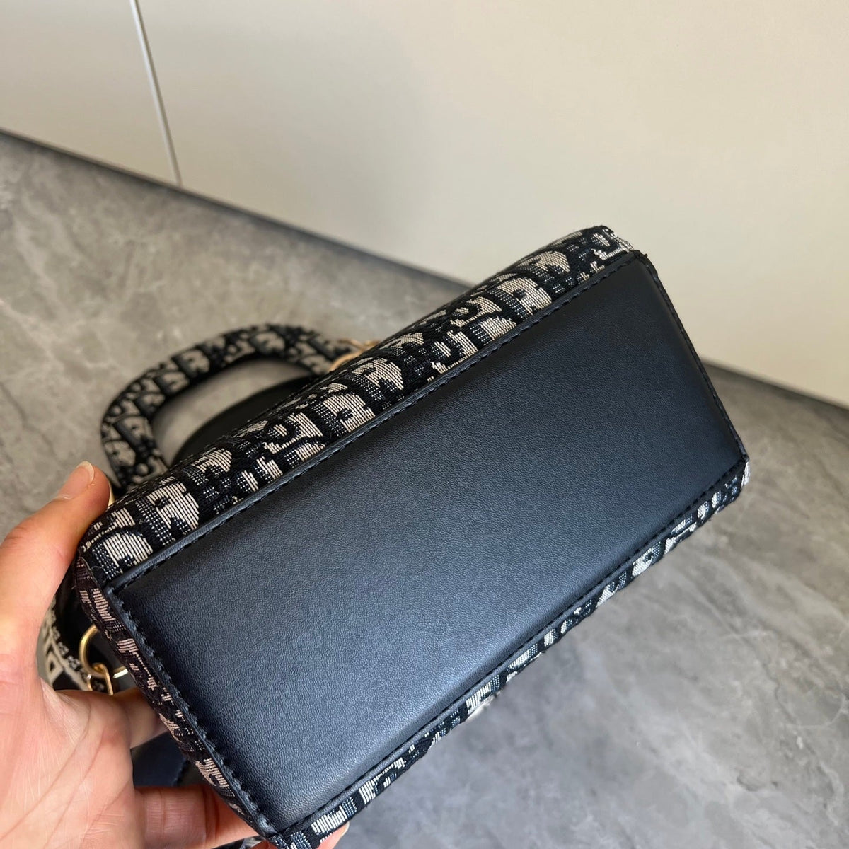 Canvas Top Handle Crossbody Bag