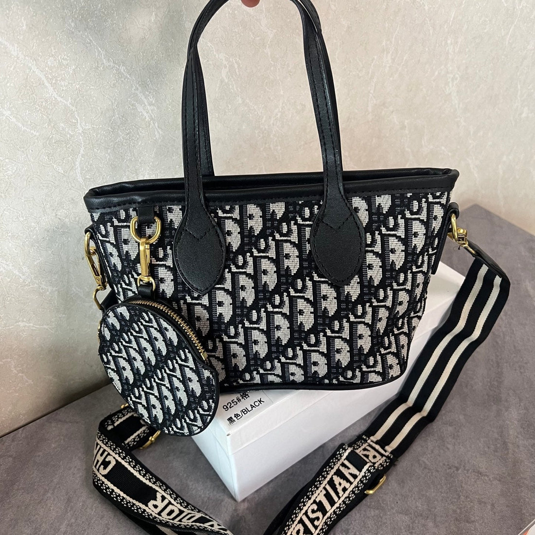 Elegant Soft Denim Tote Shoulder Bag