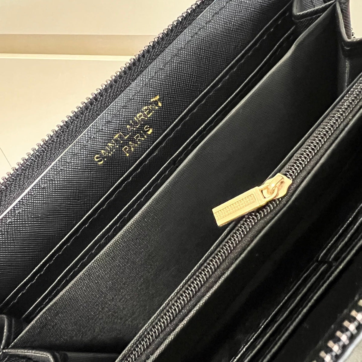 Black Quilted Leather Wallet