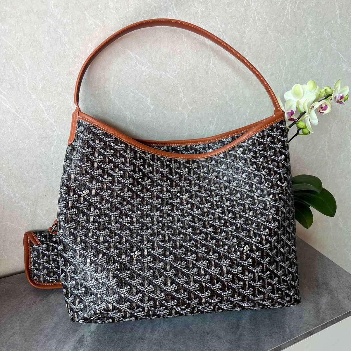 Brown Canvas Tote Bag