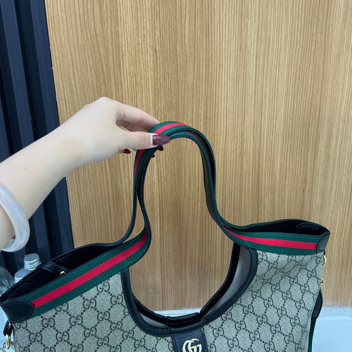 Canvas Tote Bag with Mini Pouch