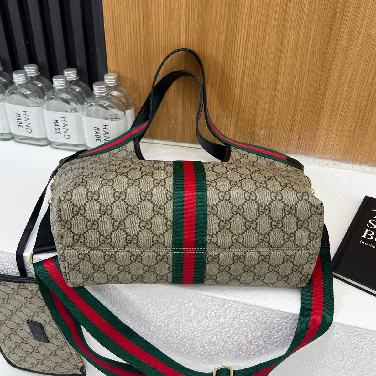 Canvas Tote Bag with Mini Pouch