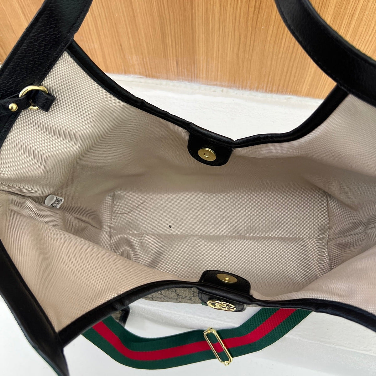 Canvas Tote Bag with Mini Pouch