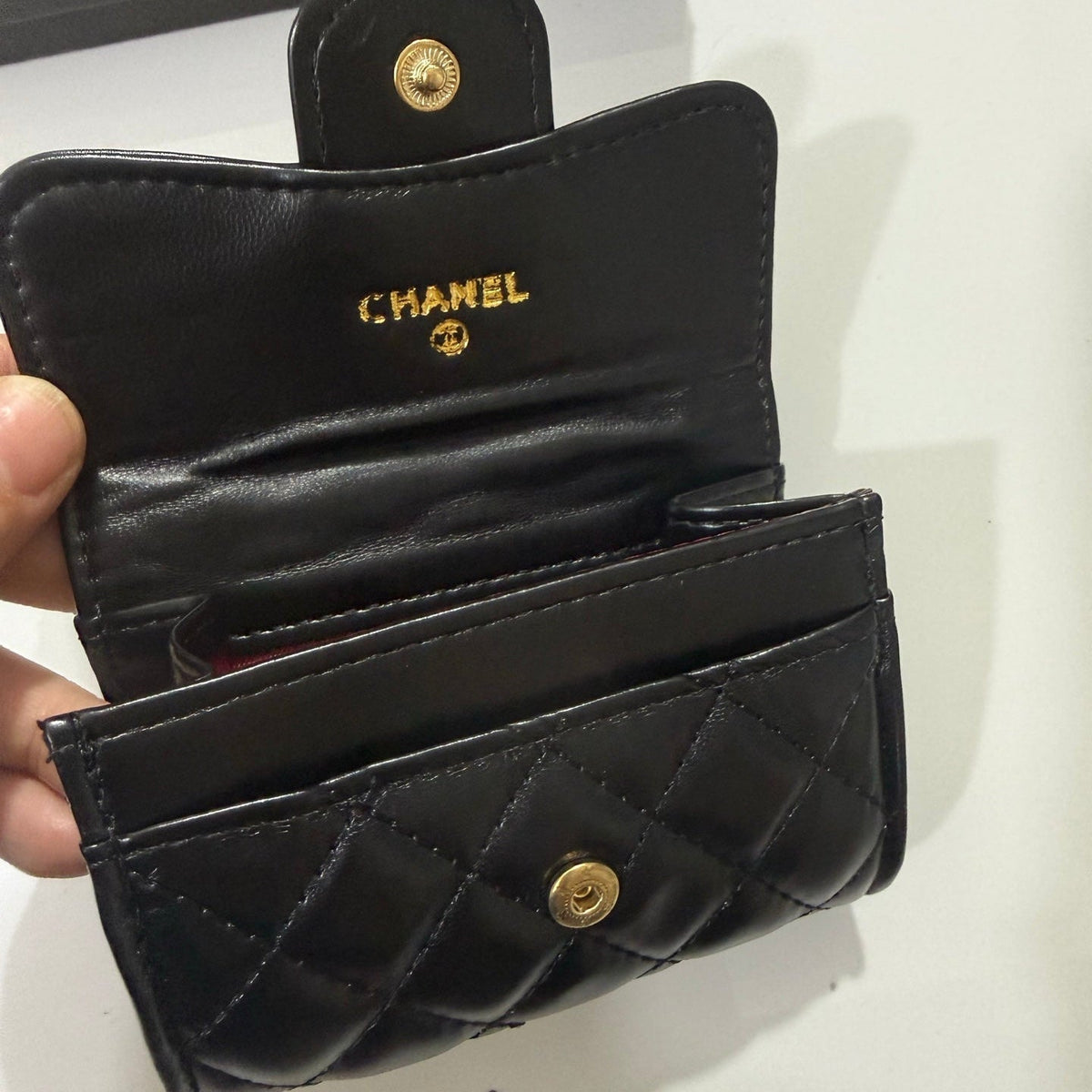 Compact Leather Mini Wallet