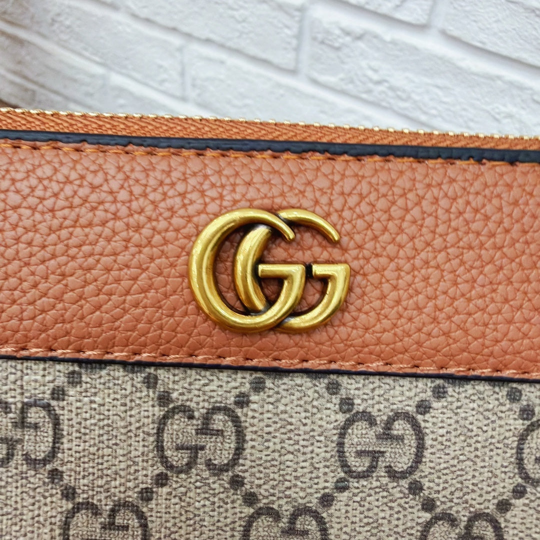 Leather Long Zip Wallet