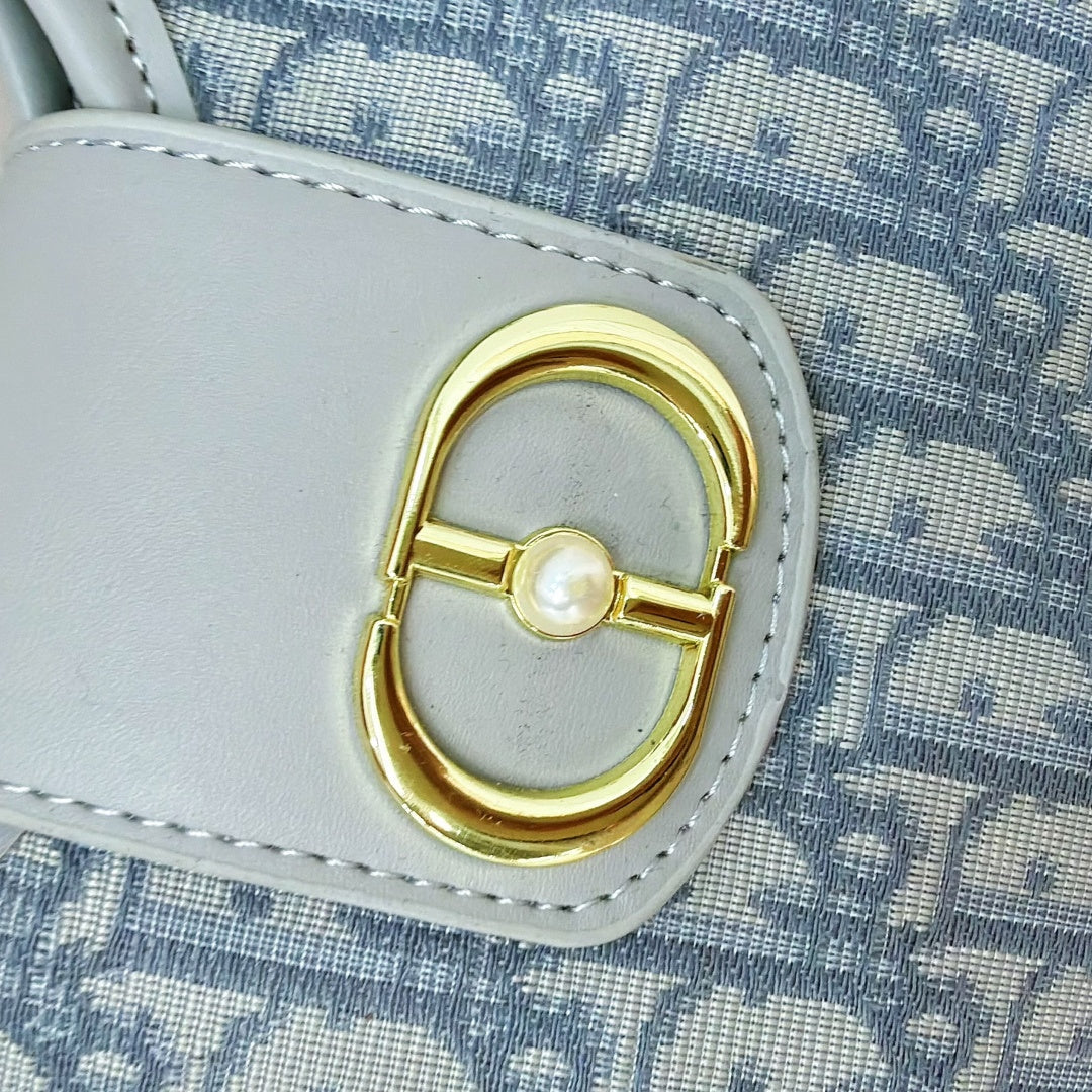 Gray Monogram Travel Handbag