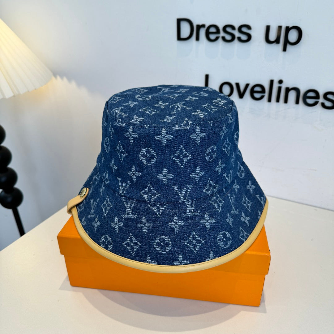Denim Casual Bucket Hat