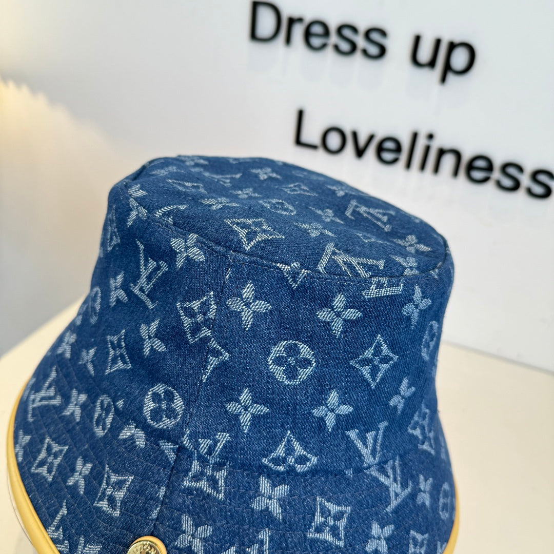 Denim Casual Bucket Hat