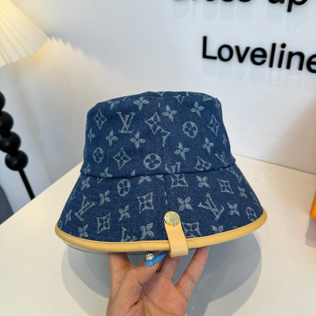 Denim Casual Bucket Hat