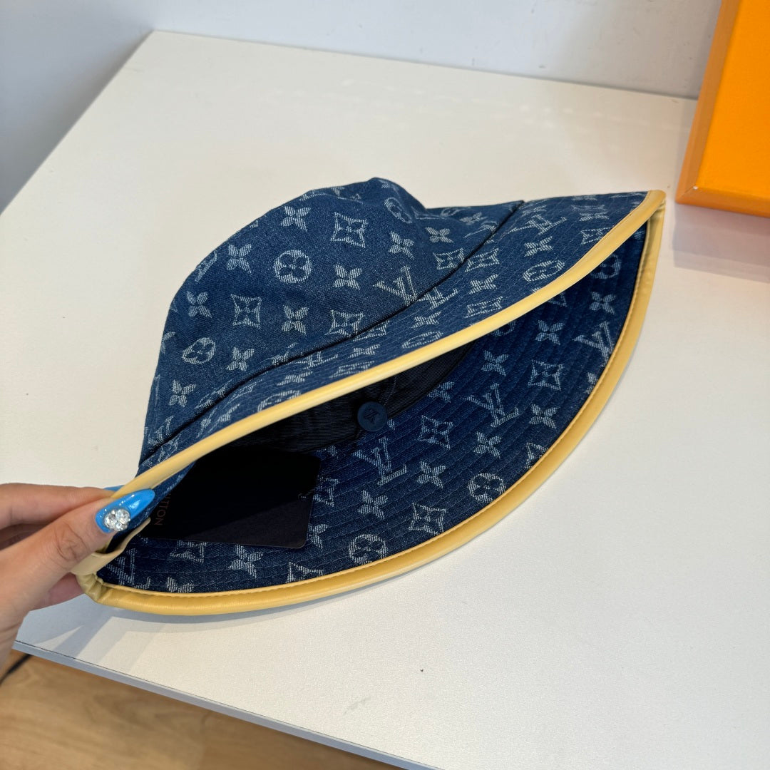 Denim Casual Bucket Hat