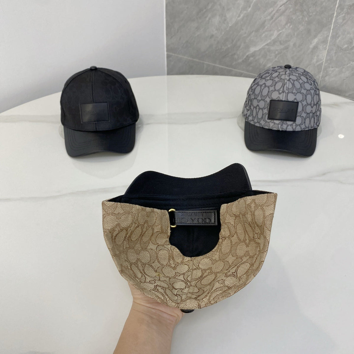 Black Brim Travel Hat