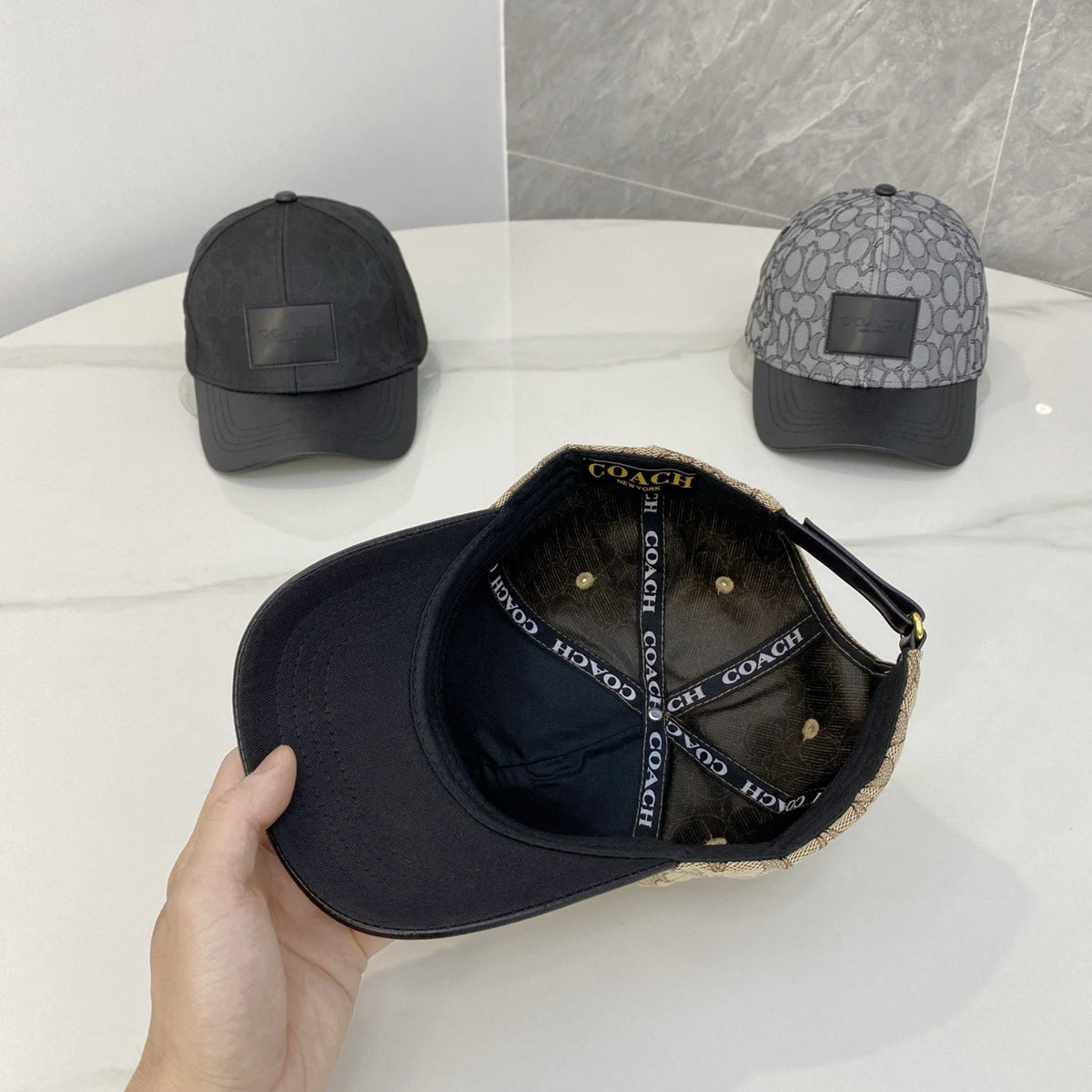 Black Brim Travel Hat