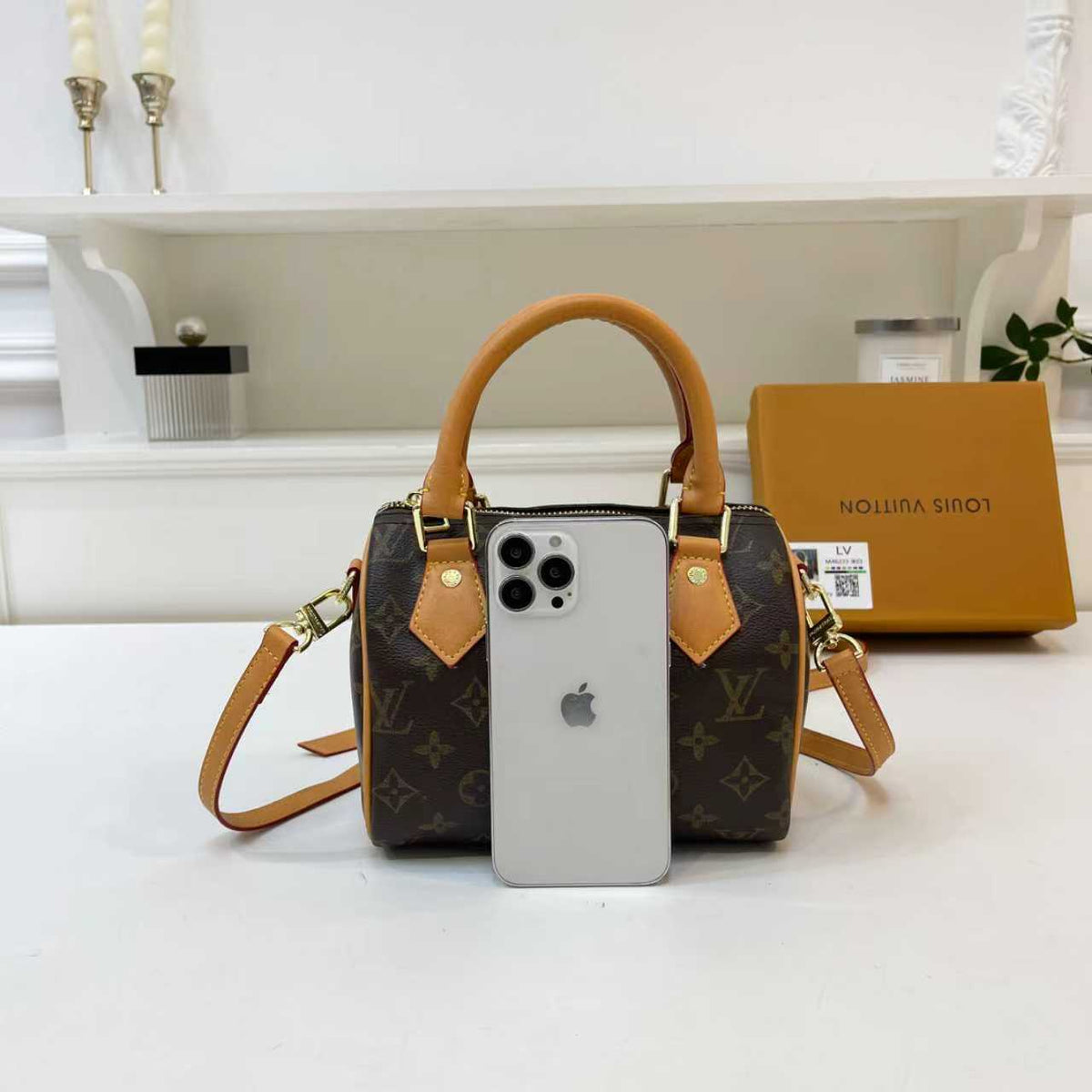 Leather Crossbody Handbag
