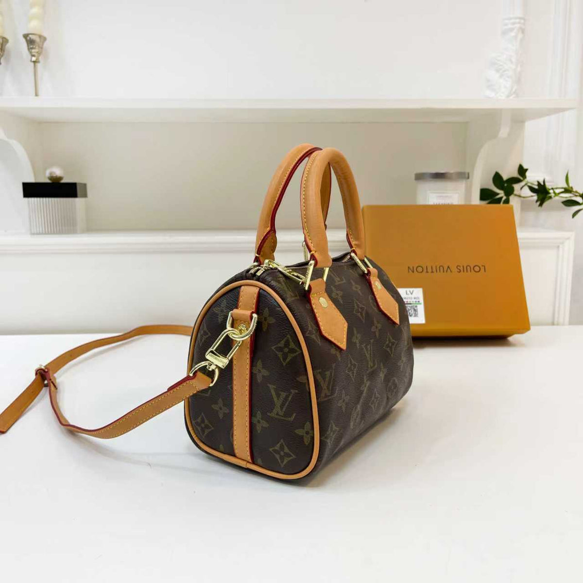 Leather Crossbody Handbag