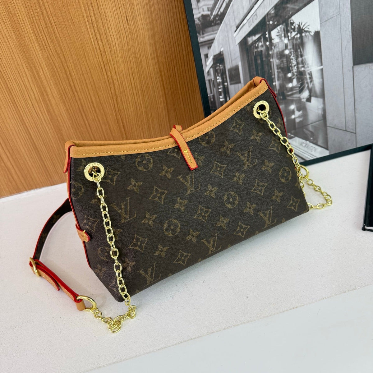 Drawstring Shoulder Bag